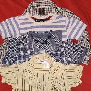 Blue Striped Kids Shirt by Ben Sherman
